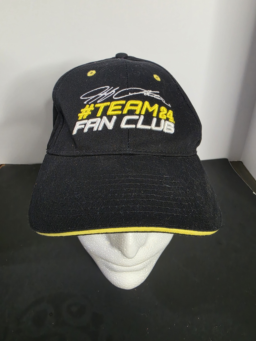 #TEAM84 Jeff Gordon Fan Club Black & Yellow Baseball Cap